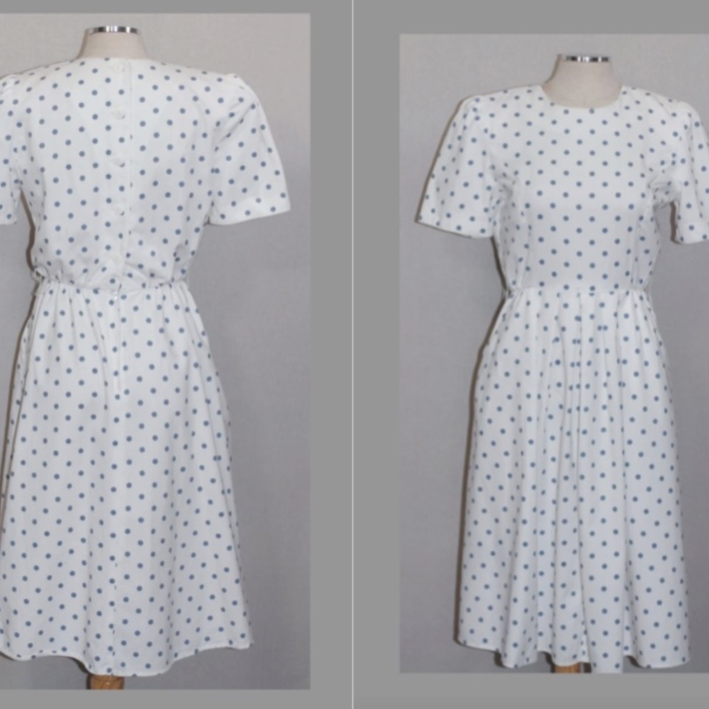 Jessica Howard by Mitchell Rodbell Polka Dot Dress